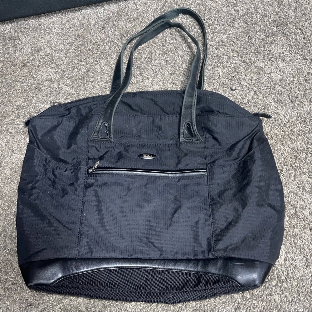 Tumi Black Everyday Laptop Tote Bag
